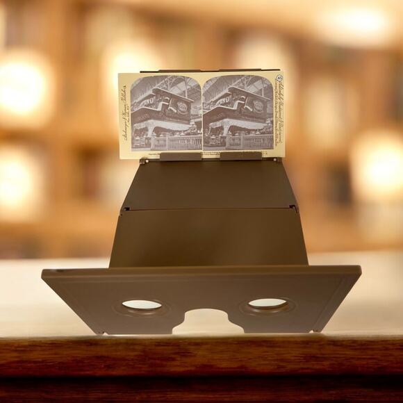 VINTAGE Victorian Wonders of the Stereoscope Book Stereo Viewer & Cards 1976 - Picture 3 of 10